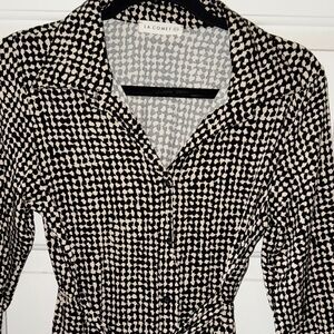 Black and White Women's Dress